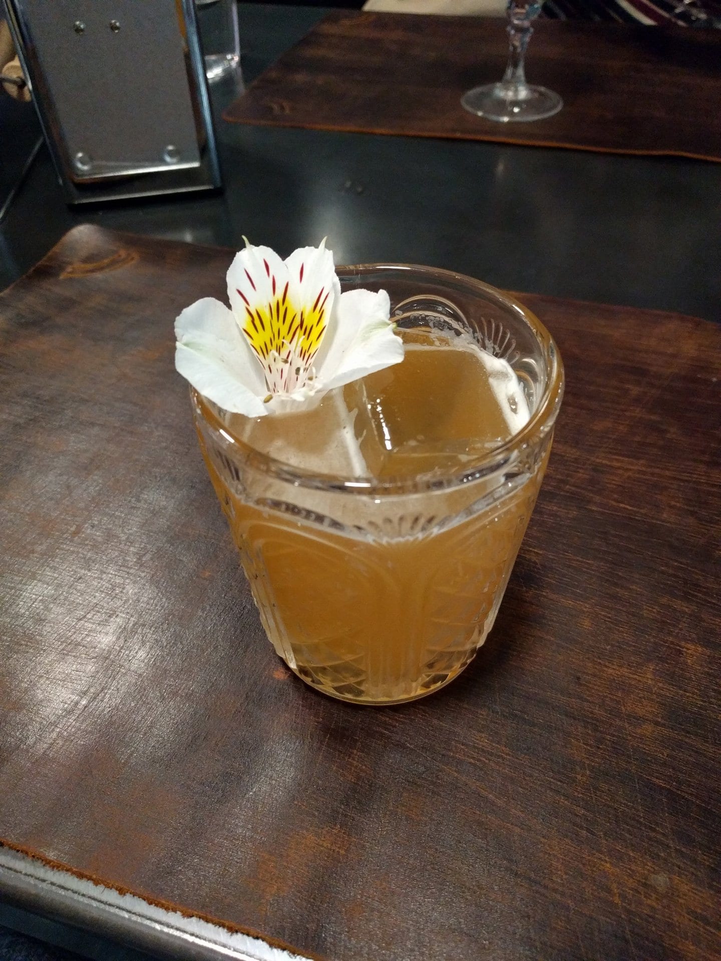 Cocktail with a Flower