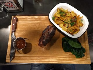 Steak & Village Potatoes