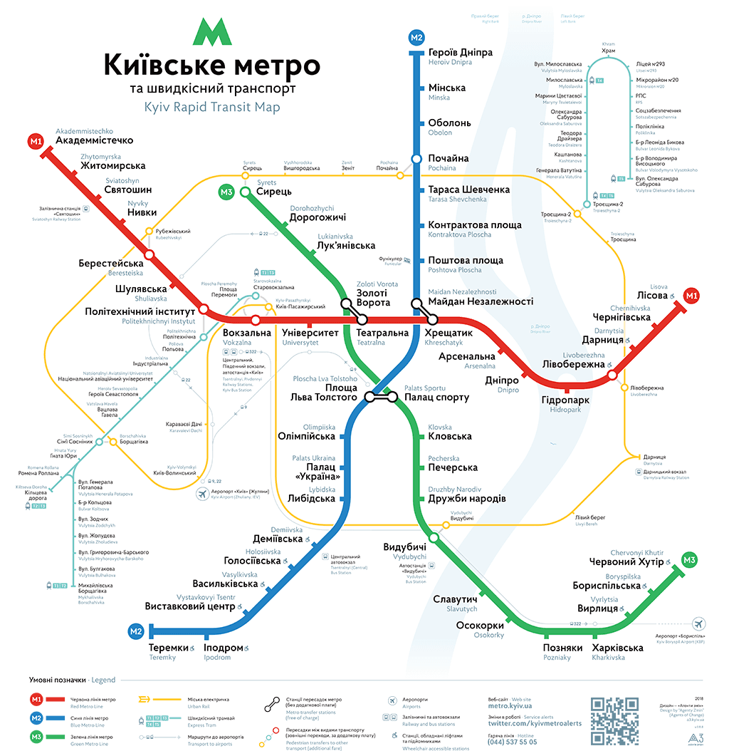 New Kyiv Metro Map