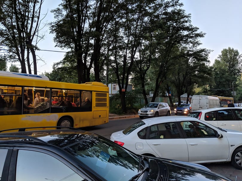 Bus in Kyiv