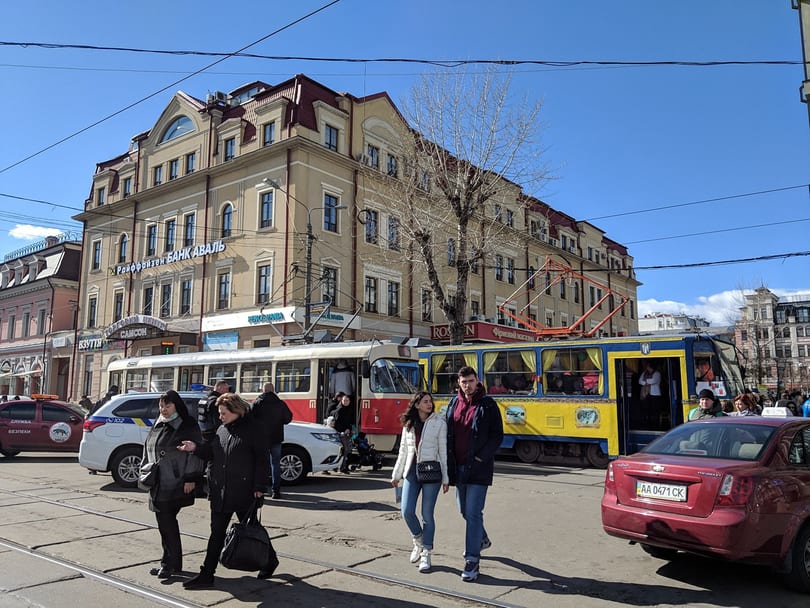 Trams in Kyiv