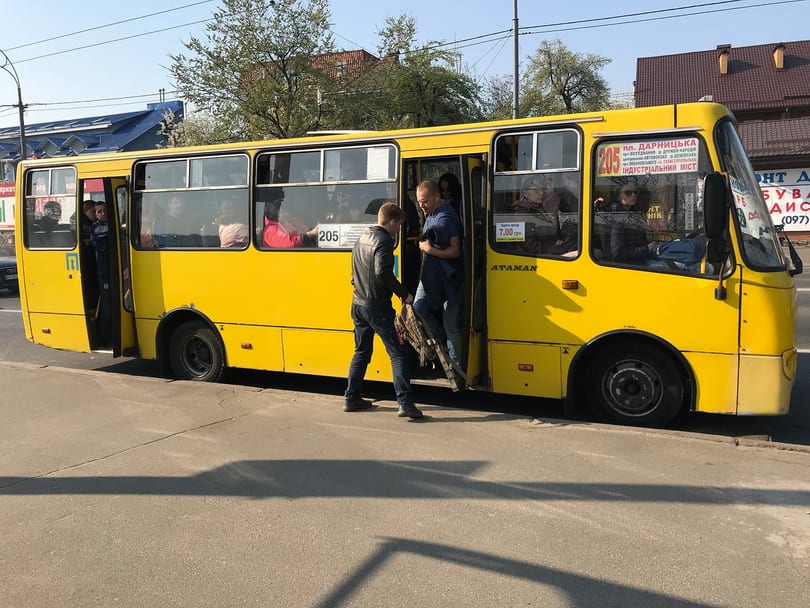 Marshrutka in Kyiv