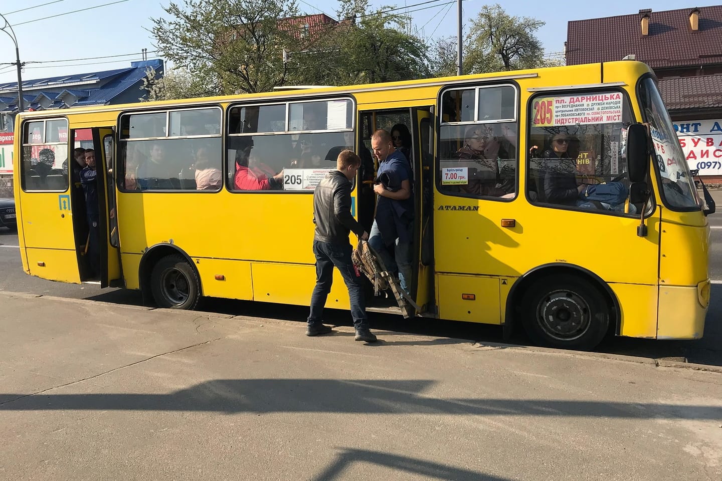 Marshrutka in Kyiv