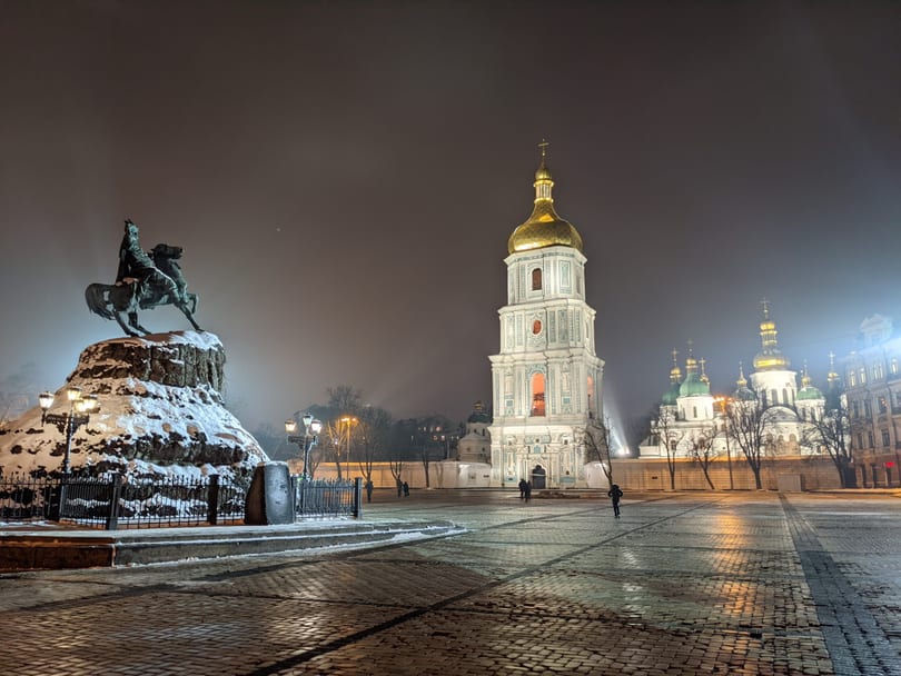 St. Sophias’ Cathedral at Night