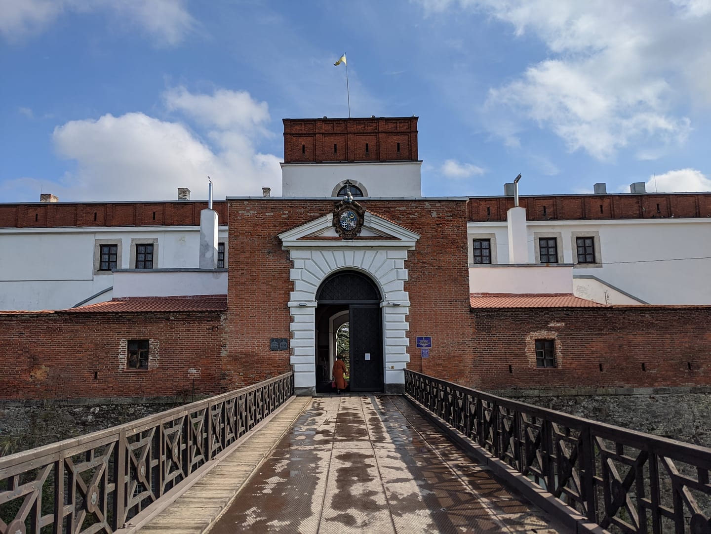 The gatehouse entrance to Dubno Castle