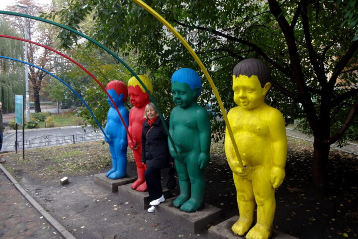 Colourful Pissing Boys