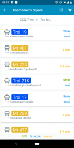 EasyWay Next Bus Times