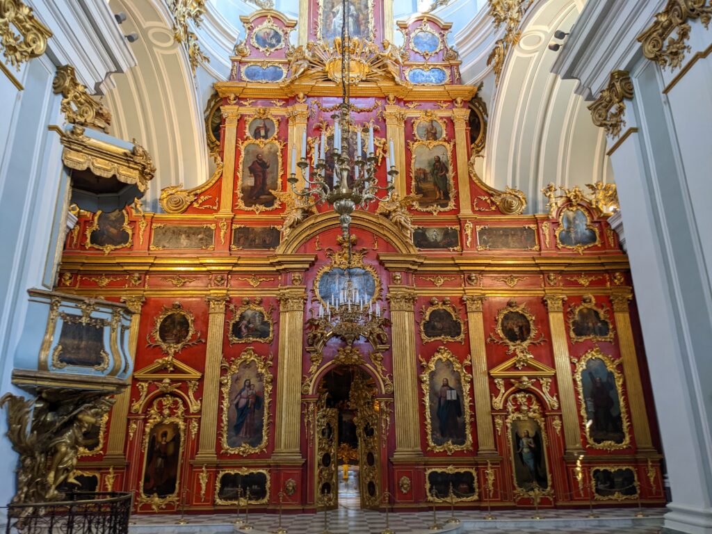 Inside St. Andrew's Church, Kyiv